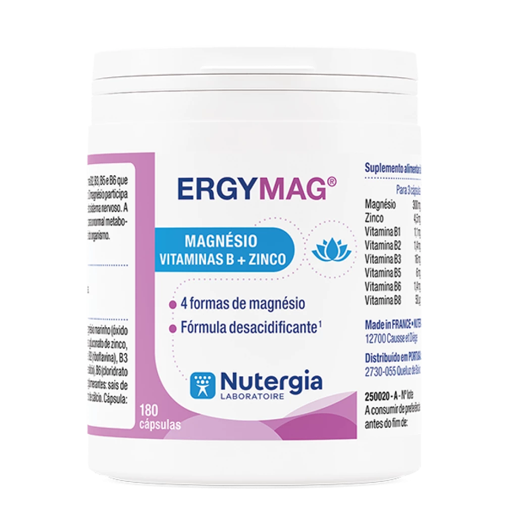 Nutergia, fabricant français de compléments alimentaires propose le ERGYMAG®